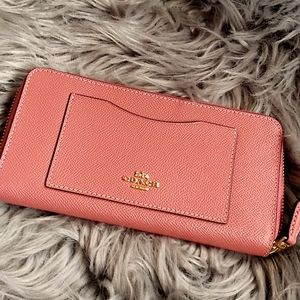 Coach accordion zip wallet